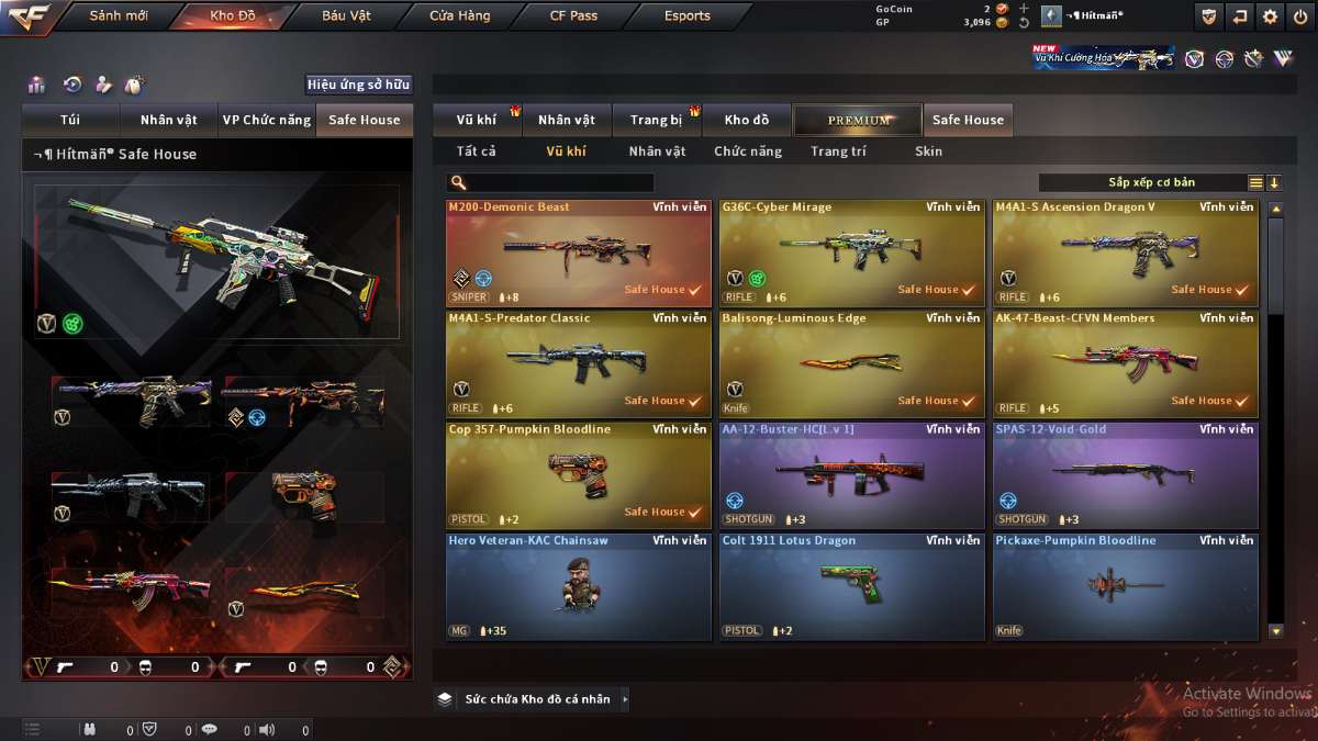shop acc cf uy tin gia re